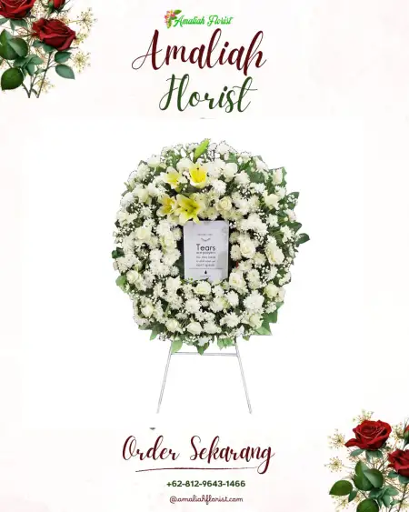 Krans Bunga Duka Kedokanbunder